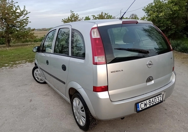 Opel Meriva cena 5999 przebieg: 290000, rok produkcji 2003 z Mikołajki małe 37